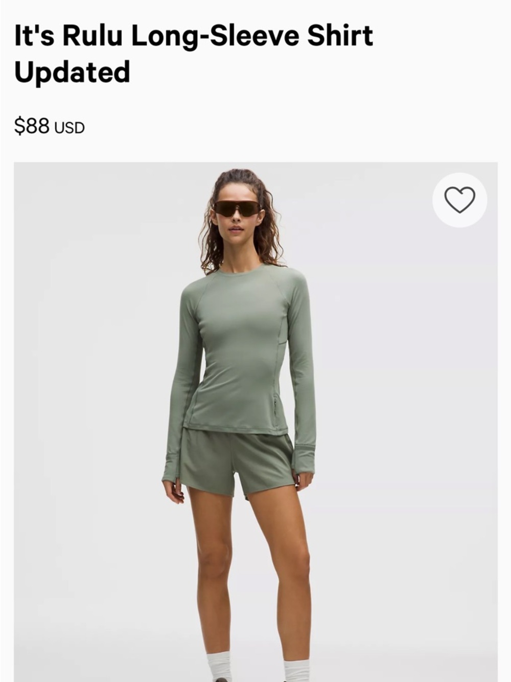 Lululemon It's Rulu Long-Sleeve Shirt Size 4 Like New - Picture 12 of 16